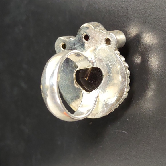 Fabulous Multi Stone Sterling Silver Ring - Picture 9 of 12